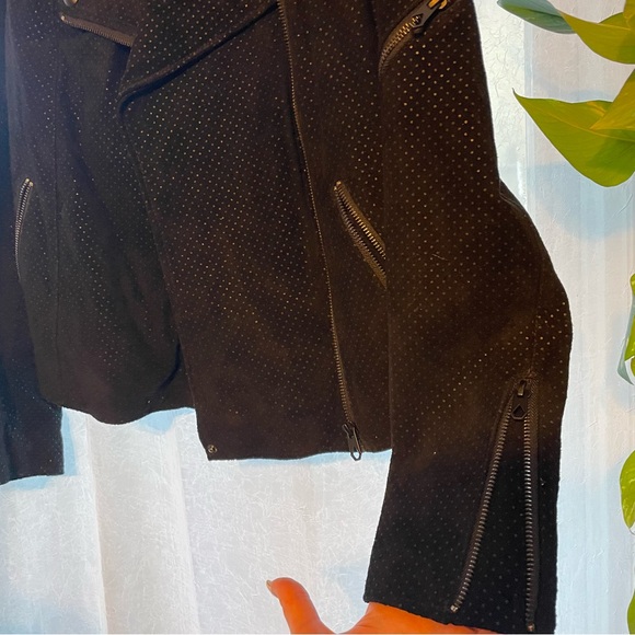 Genuine suede Volcom “Motorin” motorcycle jacket - Picture 9 of 11